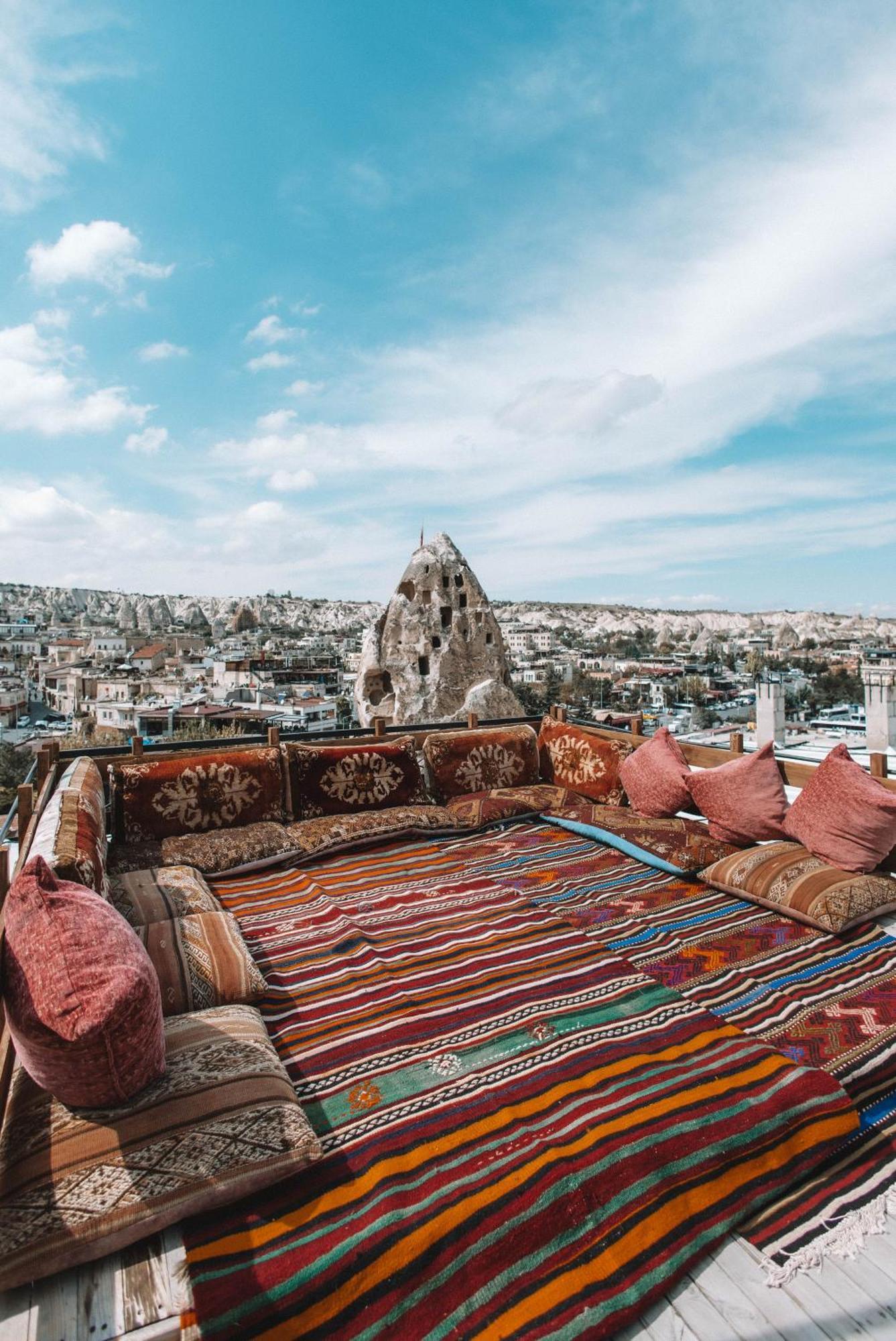 Отель Turan Cappadocia Cave Гореме Экстерьер фото
