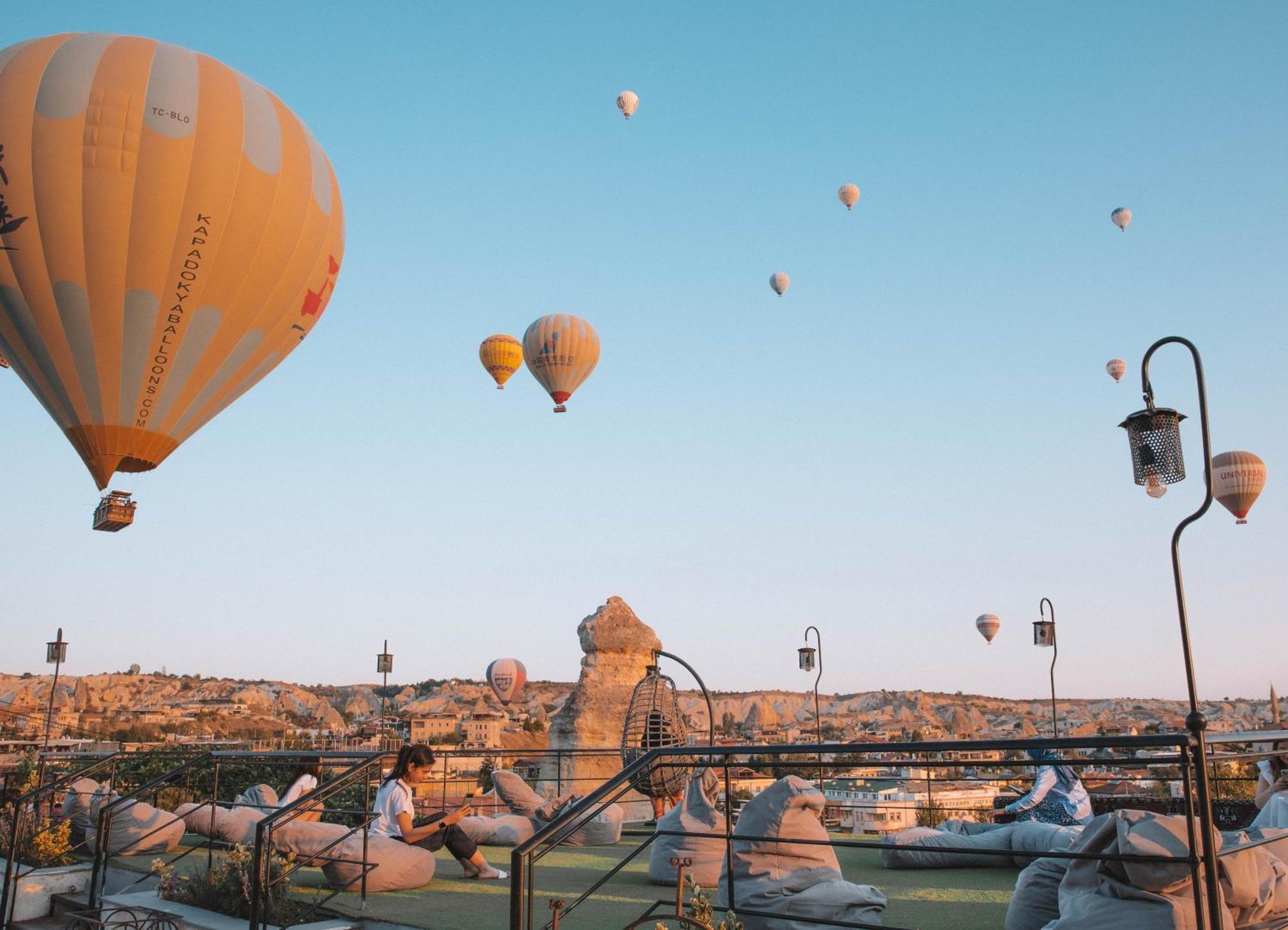 Отель Turan Cappadocia Cave Гореме Экстерьер фото