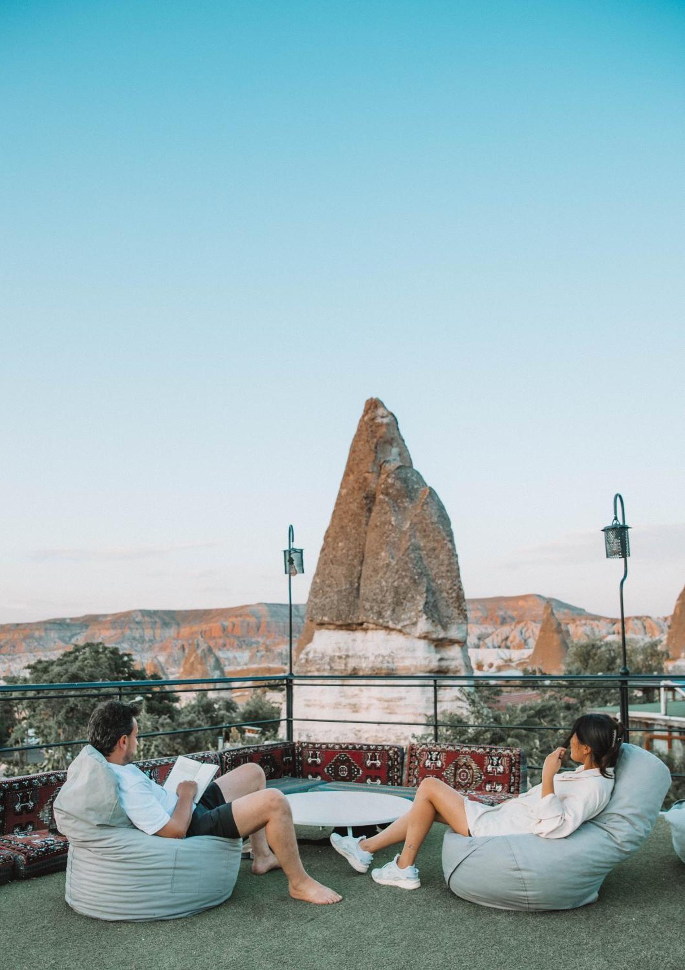 Отель Turan Cappadocia Cave Гореме Экстерьер фото