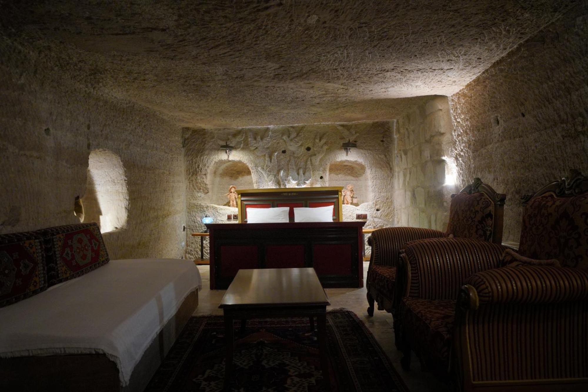 Отель Turan Cappadocia Cave Гореме Экстерьер фото